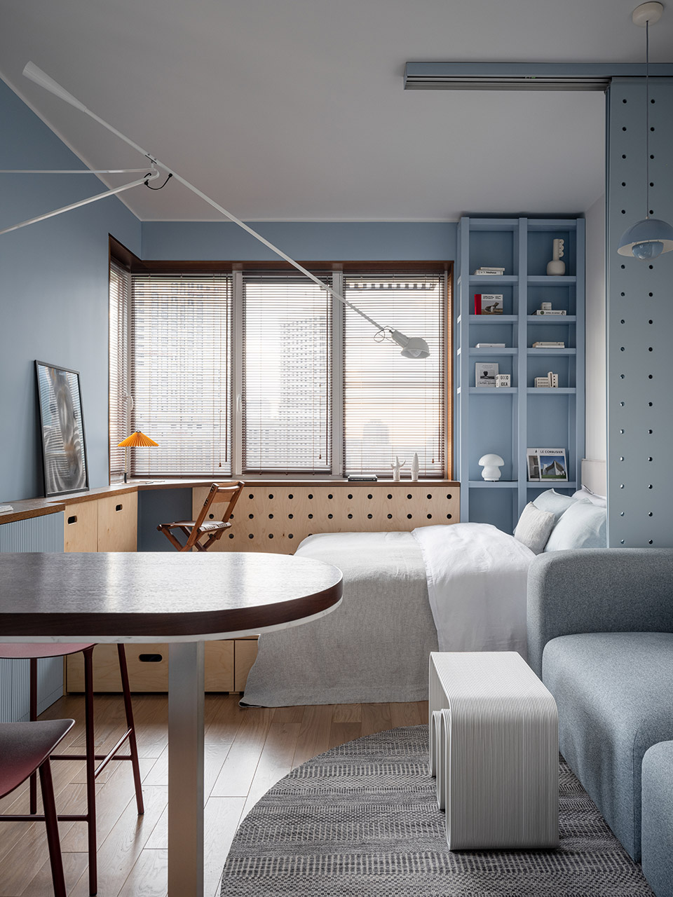 Apartment of 29 m2 in Moscow by Ekaterina Loskutova - 谷德设计网