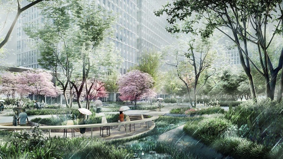 aspect studios wins alibaba xixi campus park c