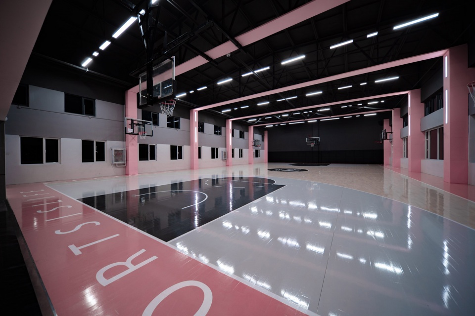 elmtsports basketball hall by parallect design