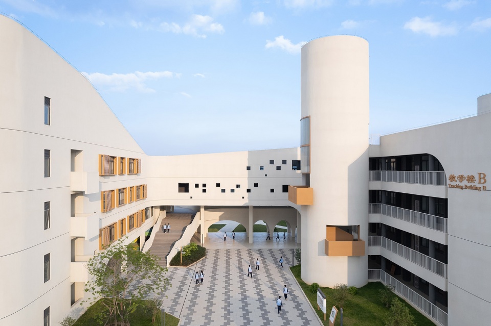 huiyang no 7 secondary school and affiliated primary school by multiarch