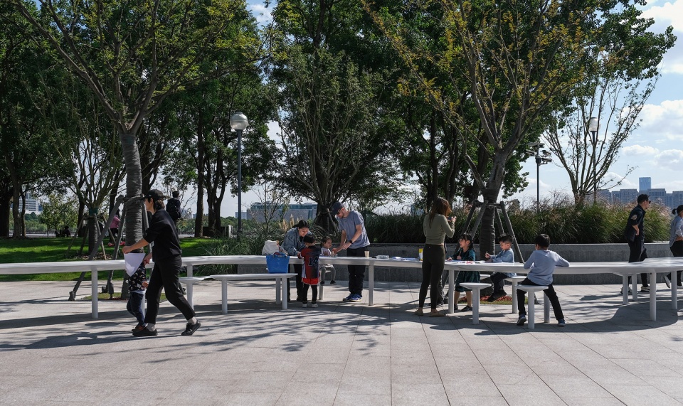 west bund waterfront public realm shanghai china by hassell