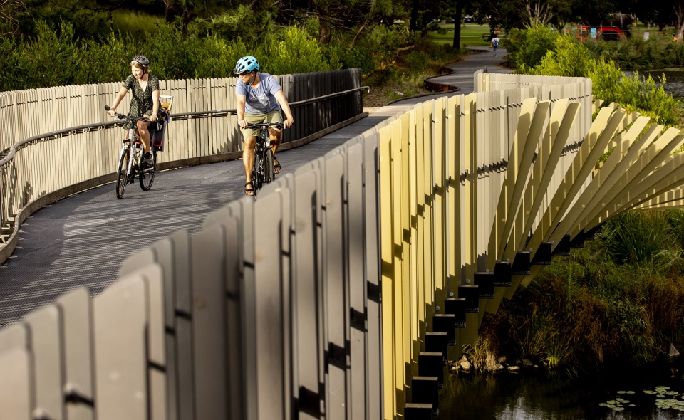 Bara Bridge by Sam Crawford Architects