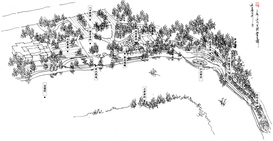 the east bank waterfront space transformation of canal sanwan scenic spot by ged design