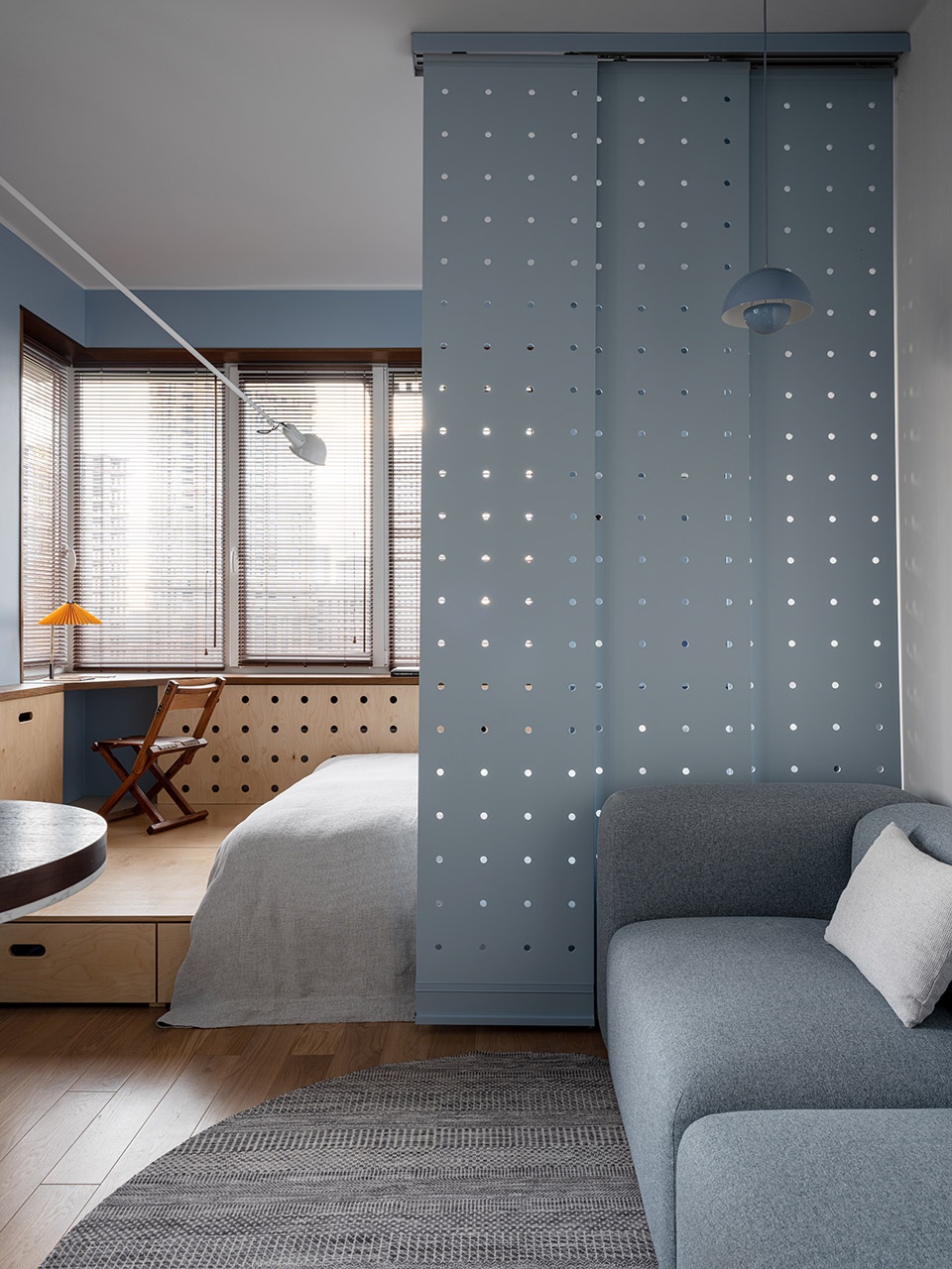 Apartment of 29 m2 in Moscow Ekaterina Loskutova