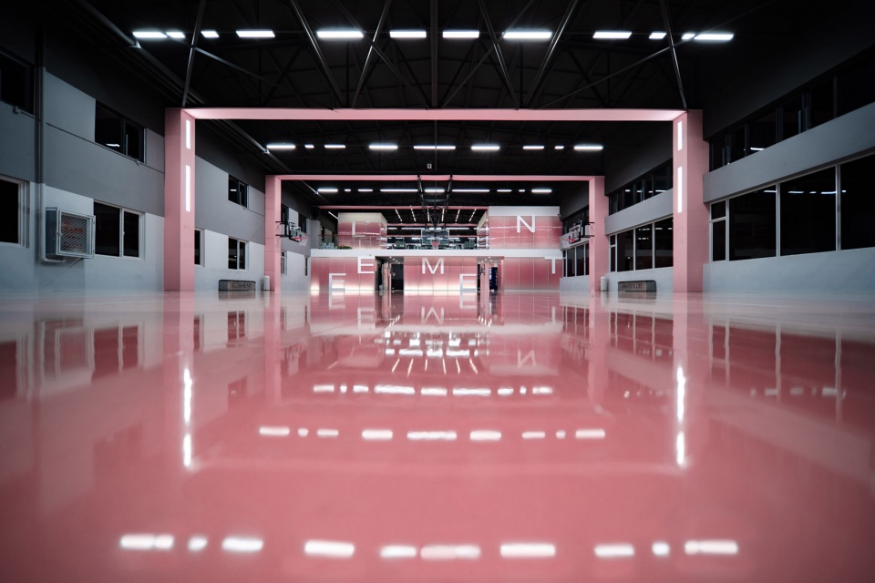 elmtsports basketball hall by parallect design