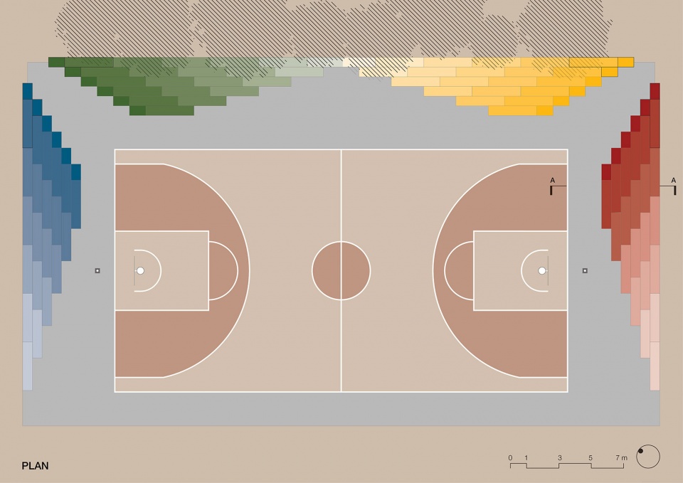 multipurpose court at st marys school by playball studio