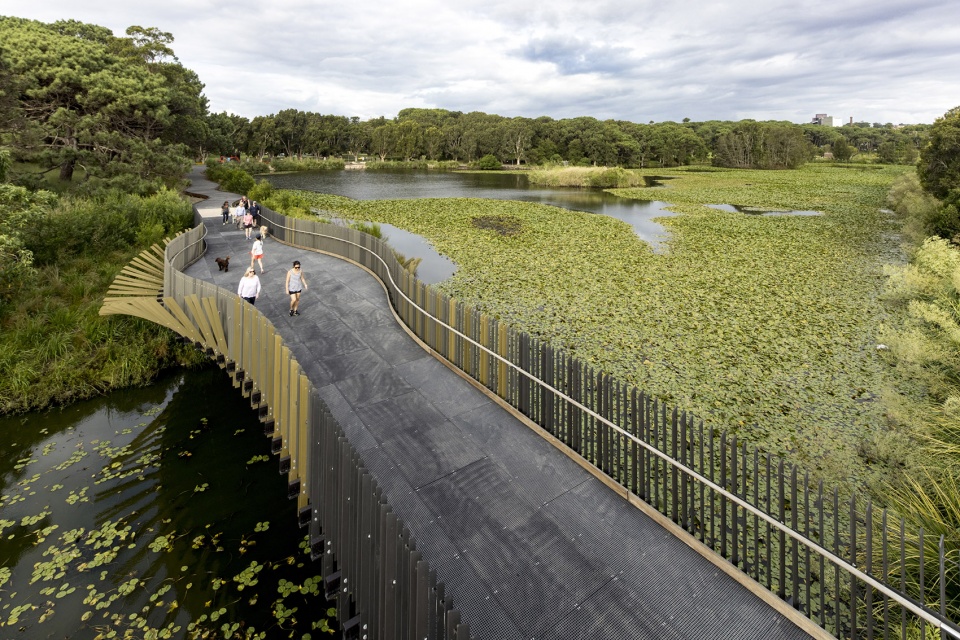 Bara Bridge by Sam Crawford Architects
