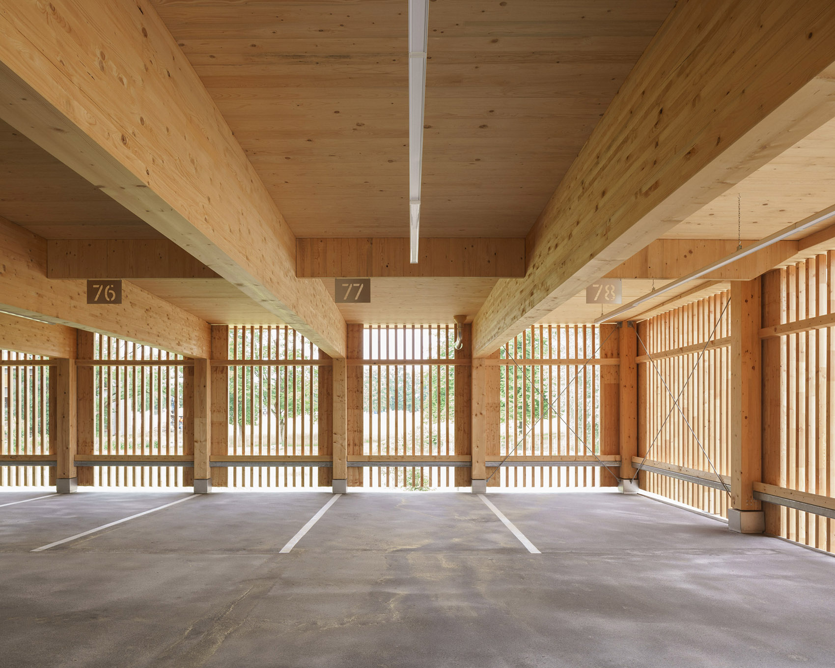 B&O Wooden Multistorey Car Park, Germany by HK Architekten, Hermann