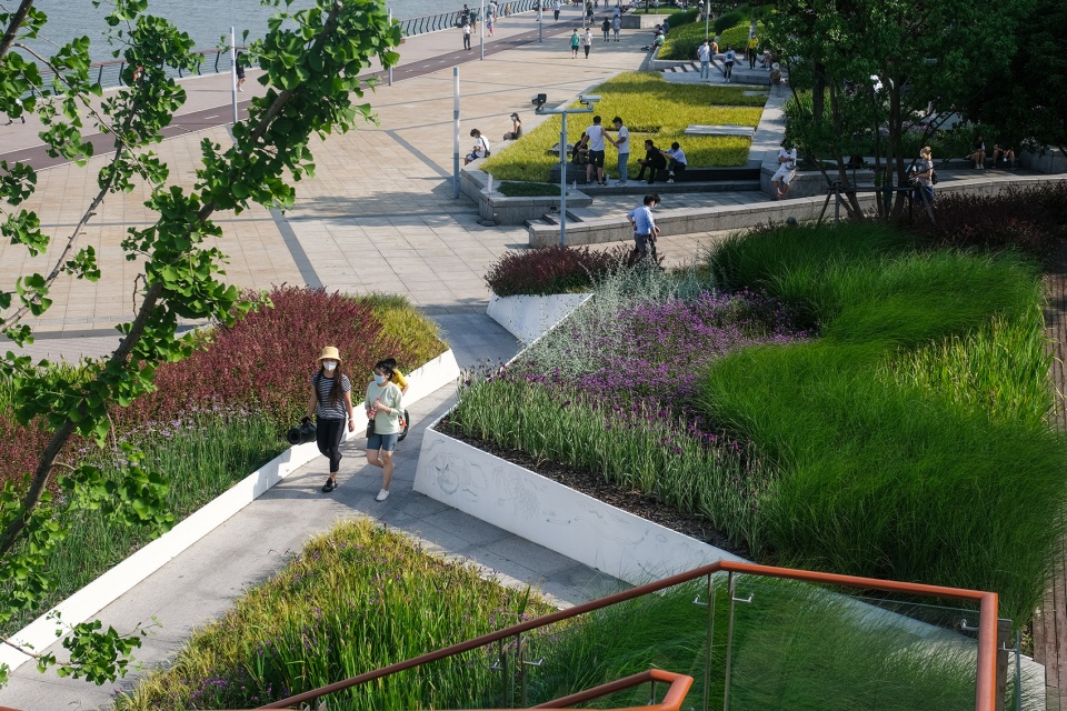 west bund waterfront public realm shanghai china by hassell