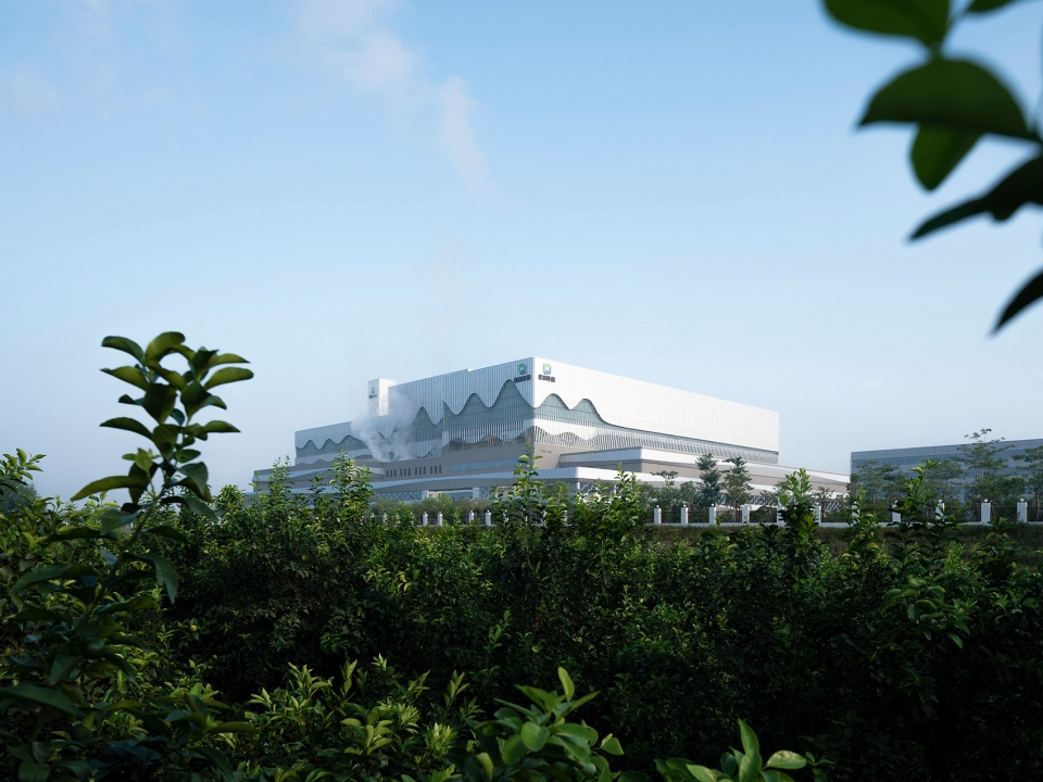 nanning shuangding waste to energy power plant by united units architects