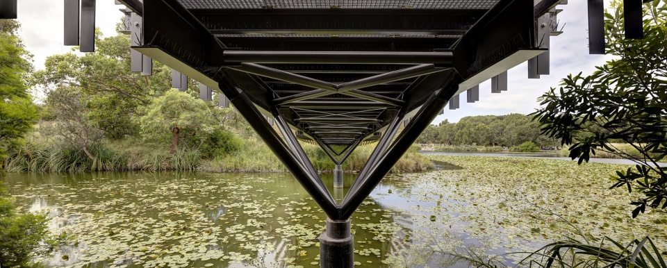 Bara Bridge by Sam Crawford Architects