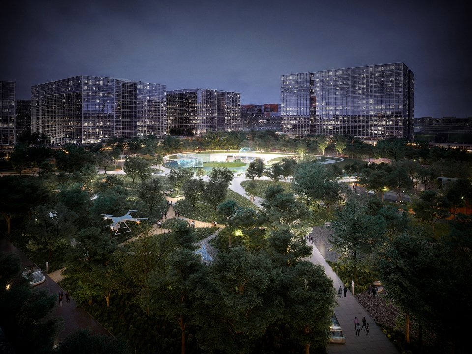 aspect studios wins alibaba xixi campus park c