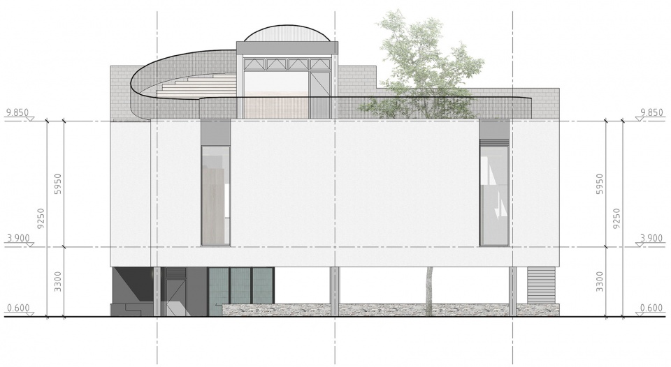 bache community center china by dedang design