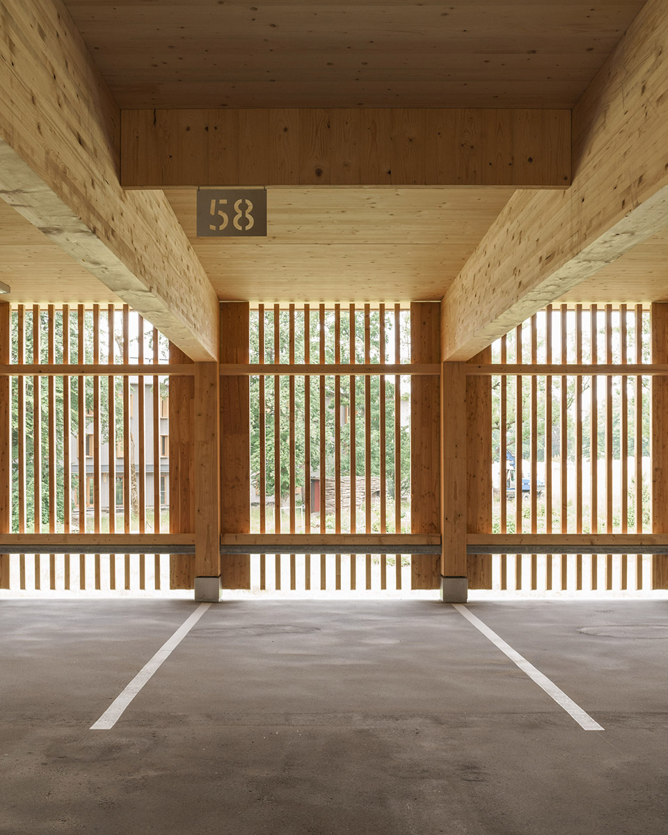 B&O Wooden Multistorey Car Park, Germany by HK Architekten, Hermann