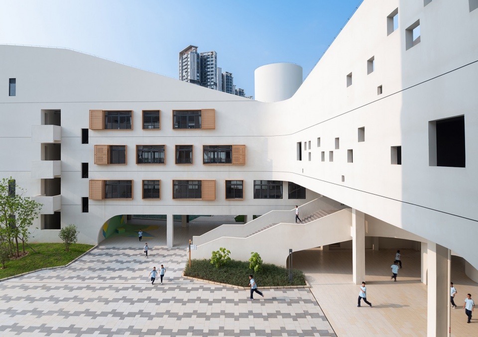 huiyang no 7 secondary school and affiliated primary school by multiarch