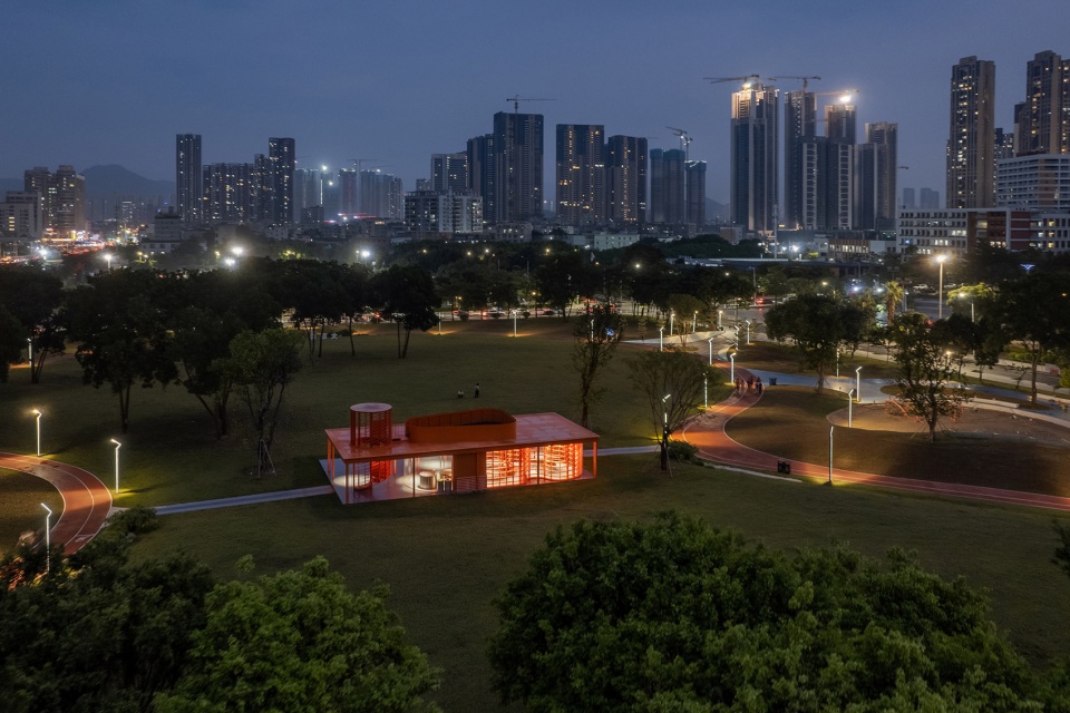 the great lawn city library of central park of pingshan by cm design 0321studio
