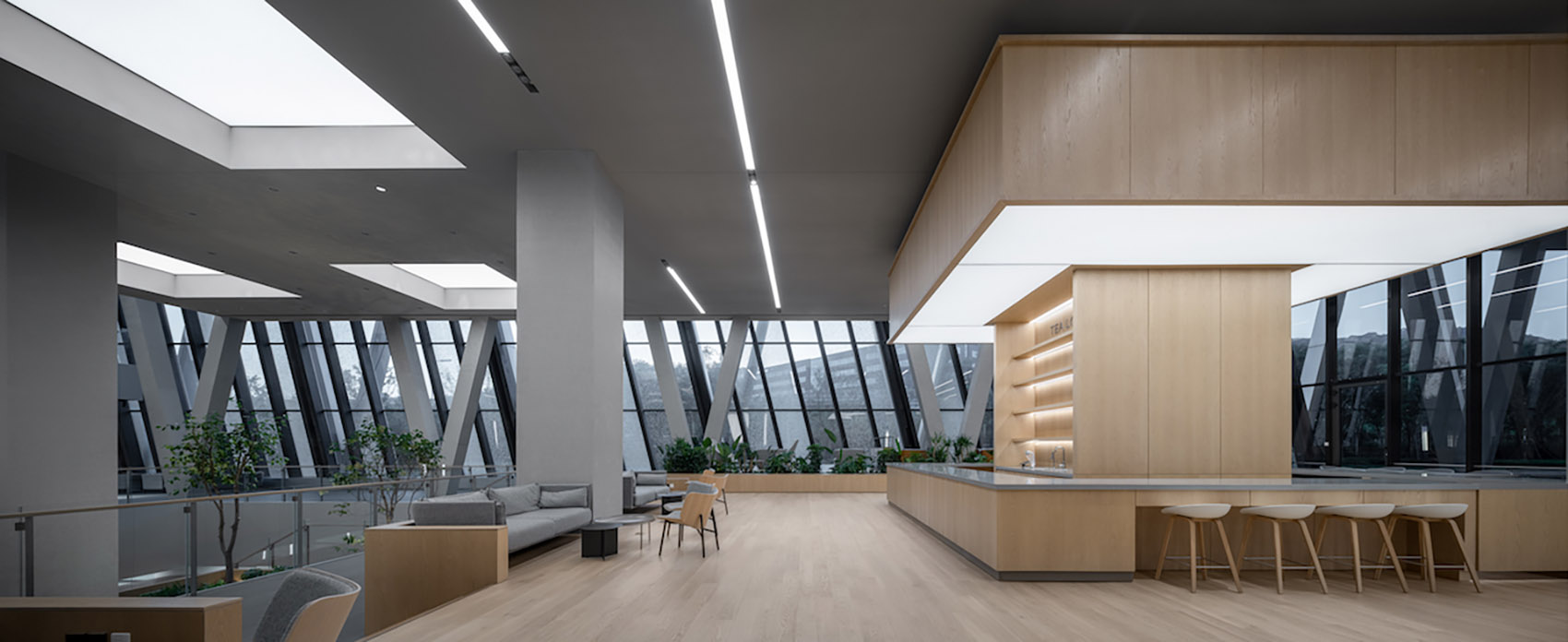 Public Space of Goertek Global R&D Headquarters by MAT Office 谷德设计网