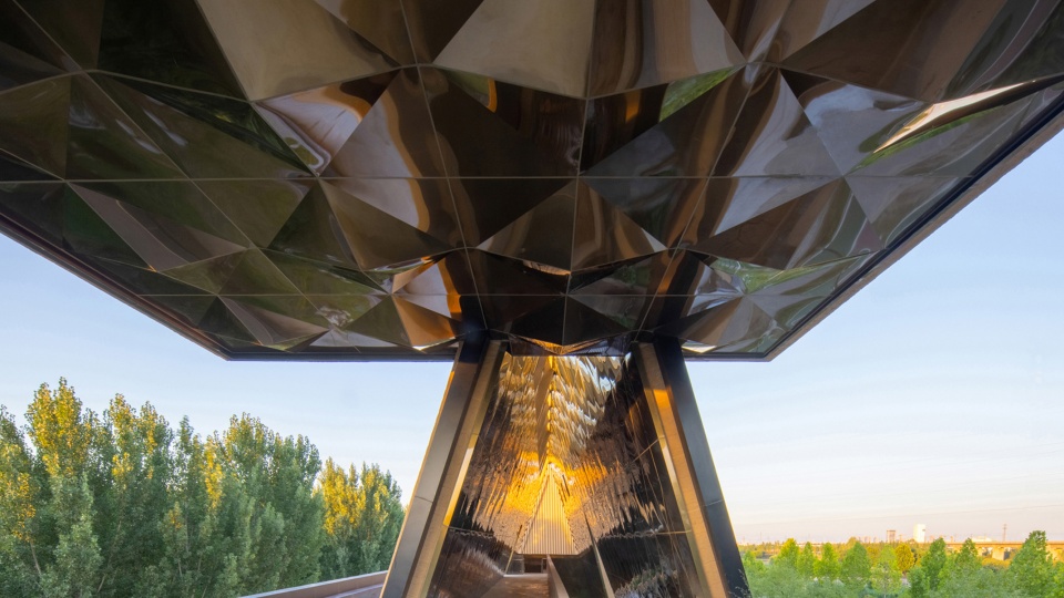 Weihe River Landscape Pavilion China by PLAT ASIA