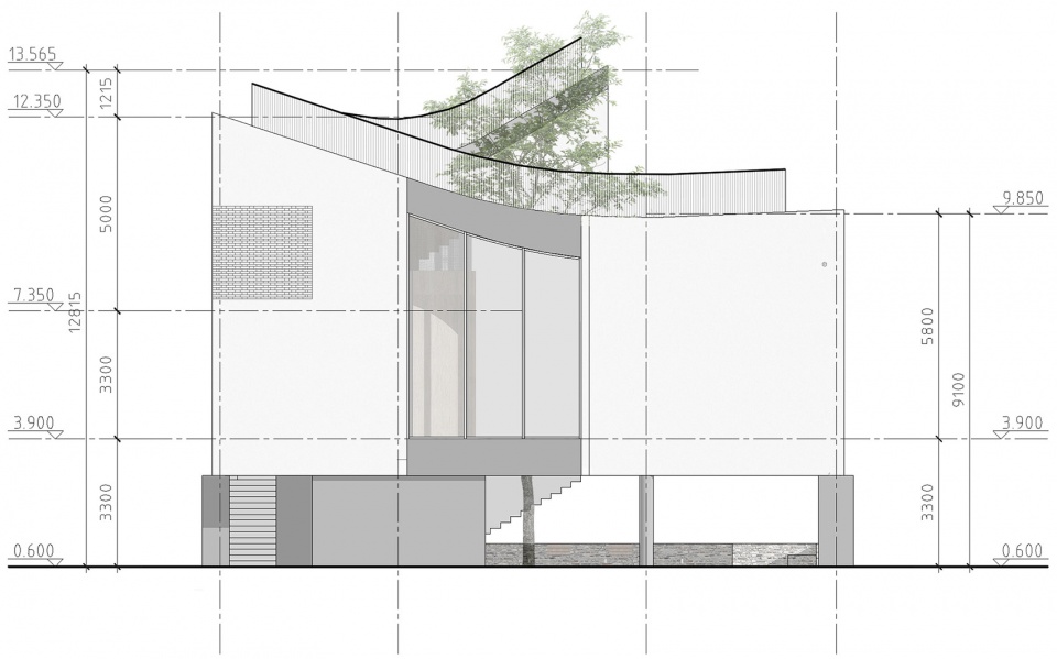 bache community center china by dedang design