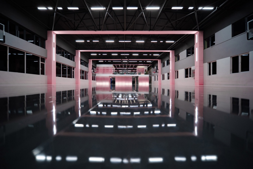 elmtsports basketball hall by parallect design