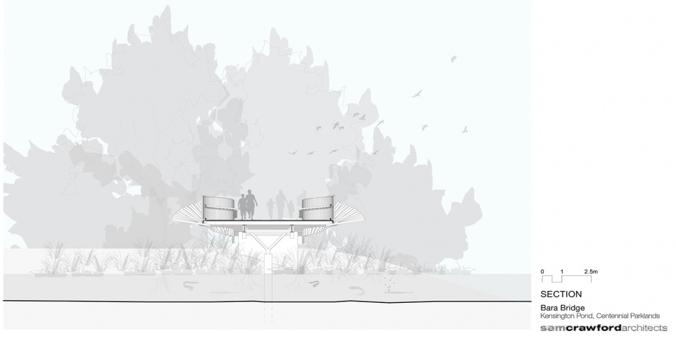 Bara Bridge by Sam Crawford Architects