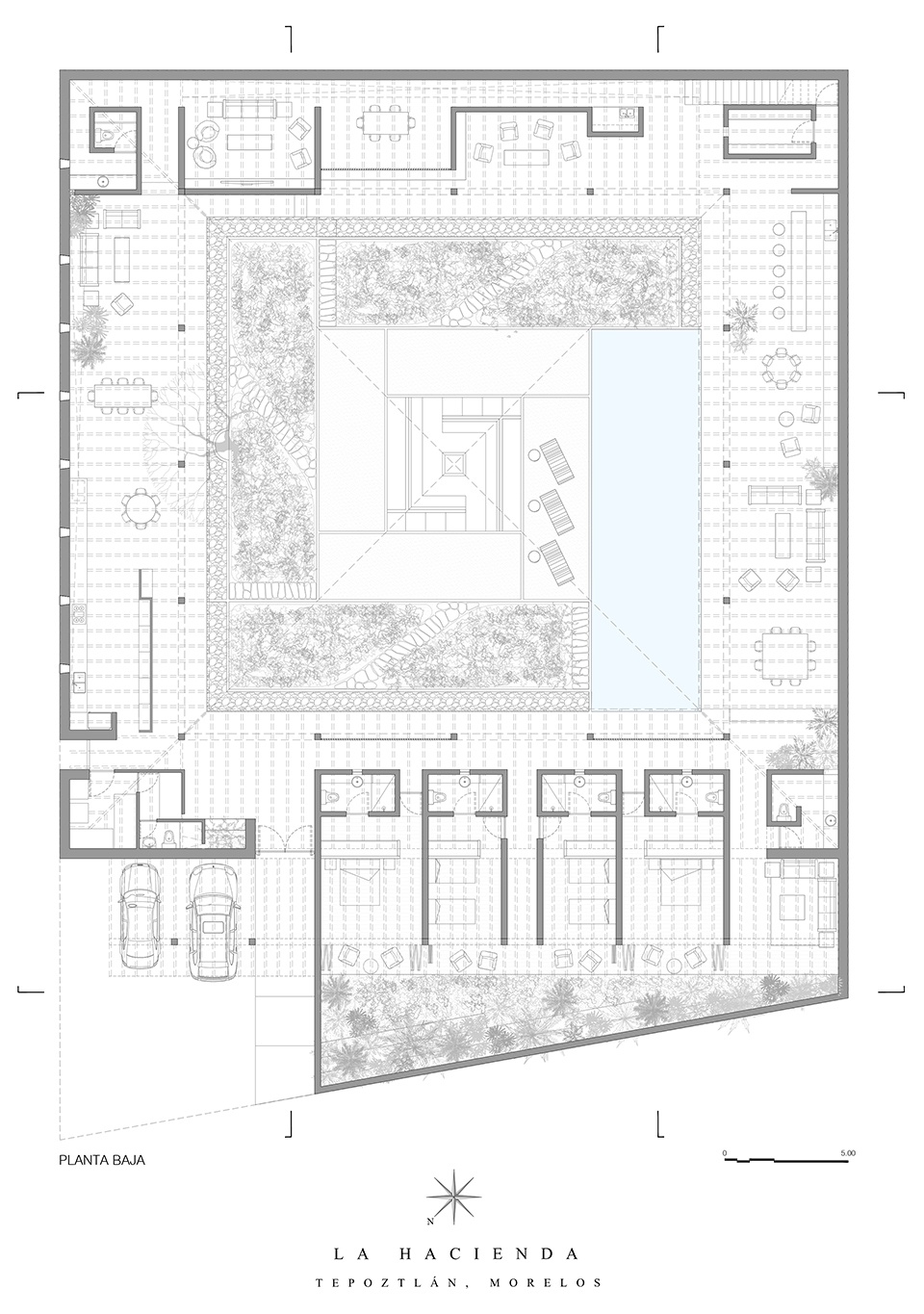 La Hacienda Jardin by Practica Arqutiectura