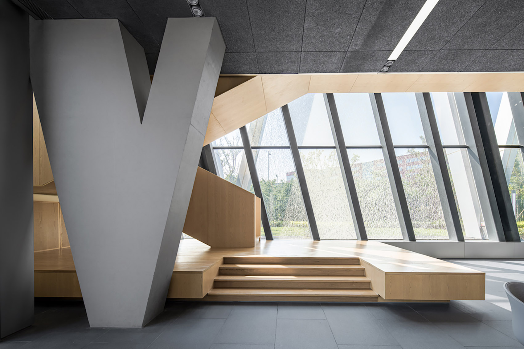 Public Space of Goertek Global R&D Headquarters by MAT Office 谷德设计网