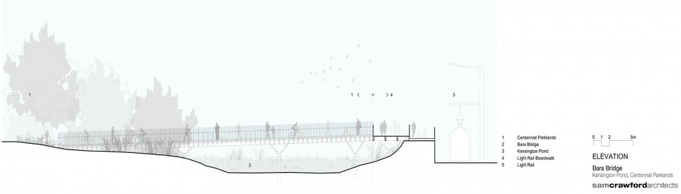 Bara Bridge by Sam Crawford Architects