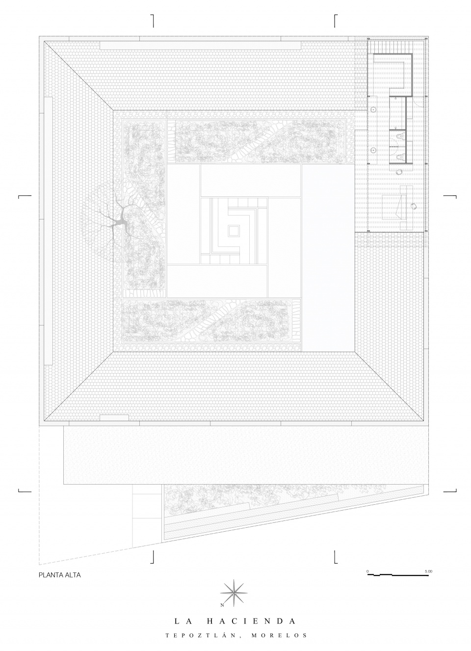 La Hacienda Jardin by Practica Arqutiectura