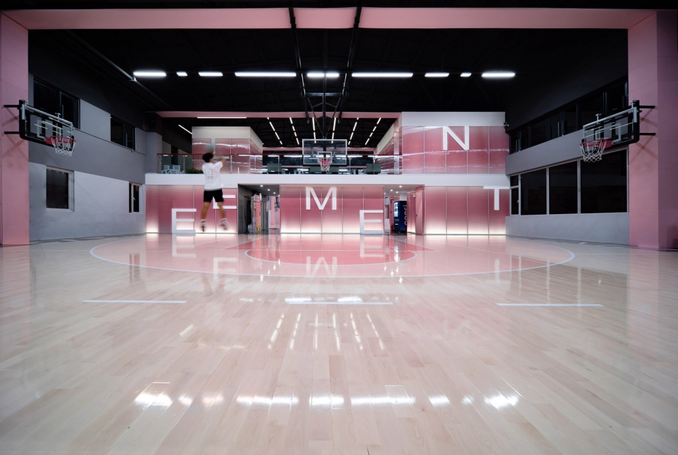elmtsports basketball hall by parallect design