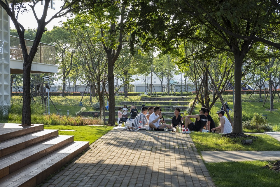 west bund waterfront public realm shanghai china by hassell