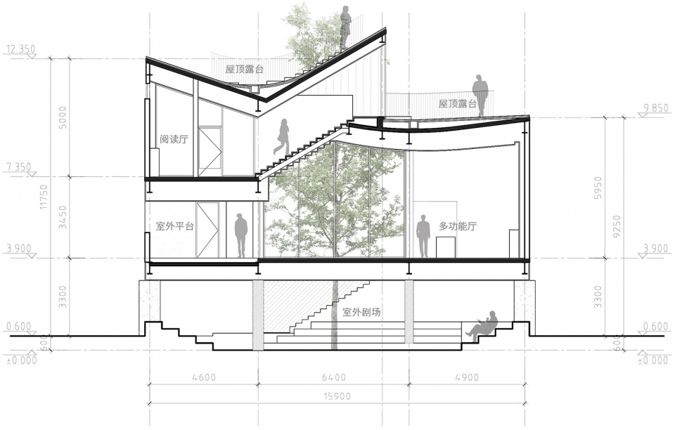 bache community center china by dedang design