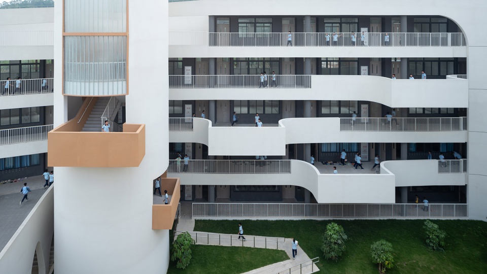 huiyang no 7 secondary school and affiliated primary school by multiarch