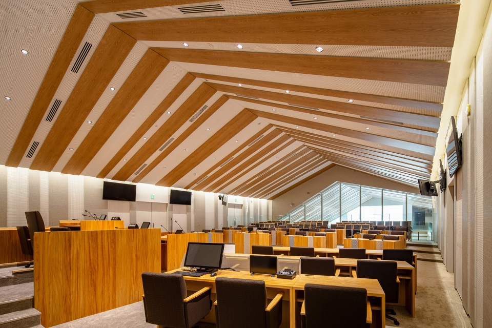 ishigaki city hall by kengo kuma and associates