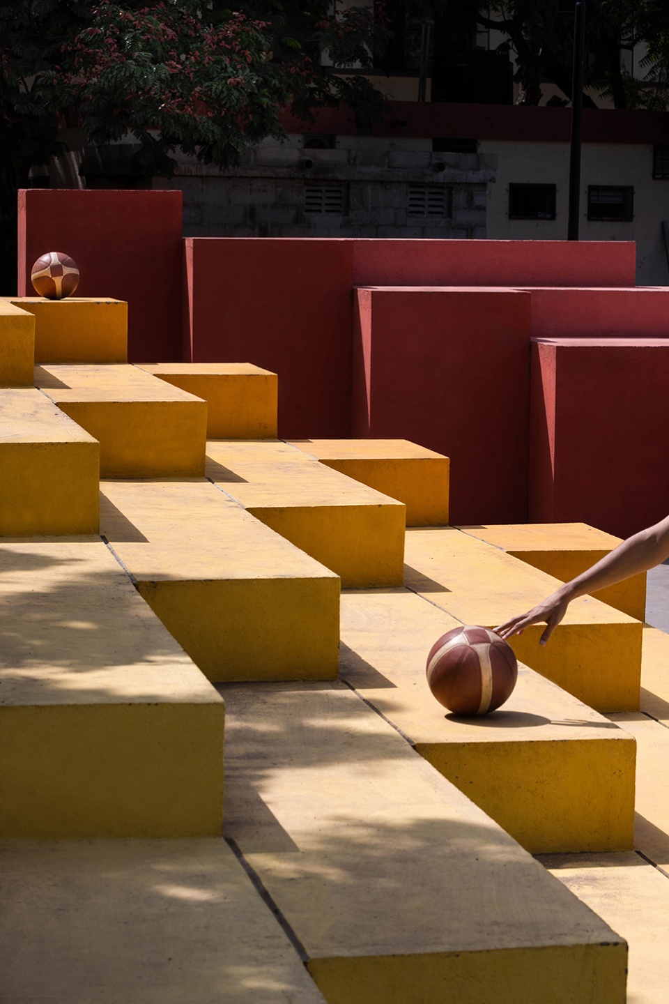 multipurpose court at st marys school by playball studio