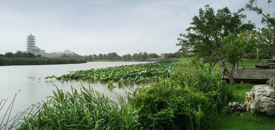 the east bank waterfront space transformation of canal sanwan scenic spot by ged design