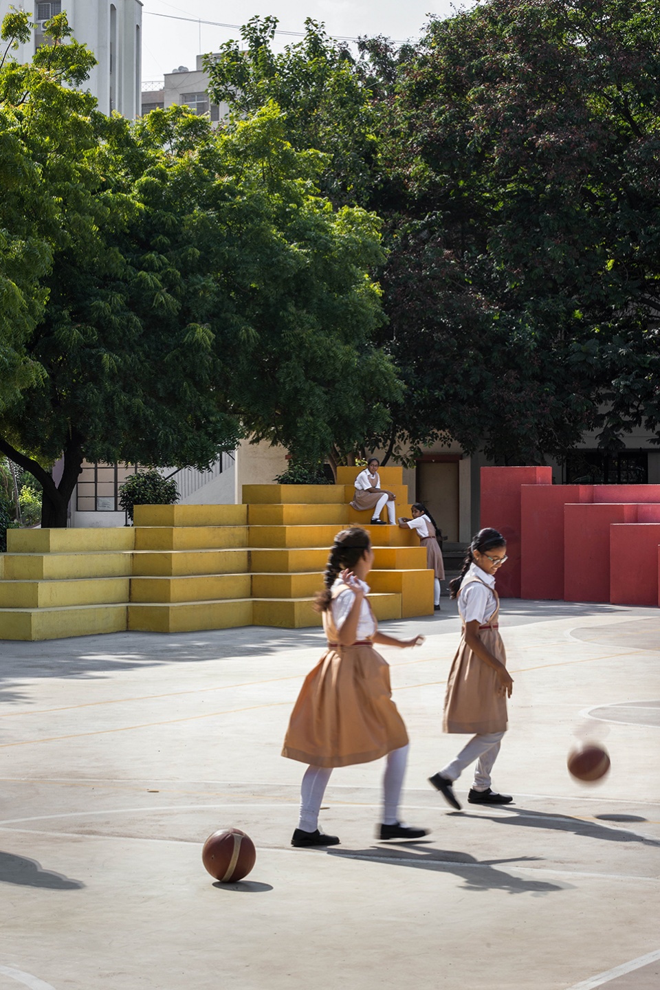 multipurpose court at st marys school by playball studio