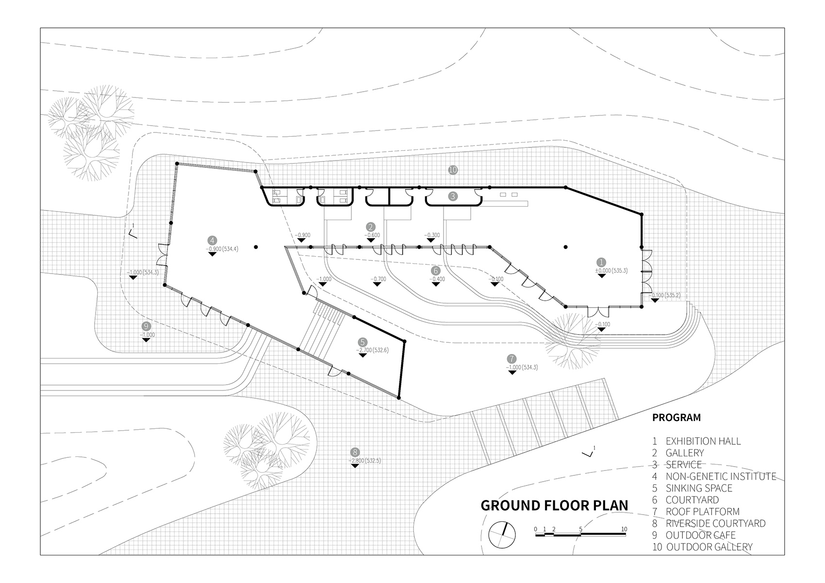 Qionglai Bamboo Pavilion by UNO Architects + Lin Rong Studio, SWJTU - 谷德设计网