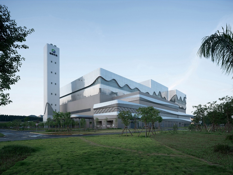 nanning shuangding waste to energy power plant by united units architects