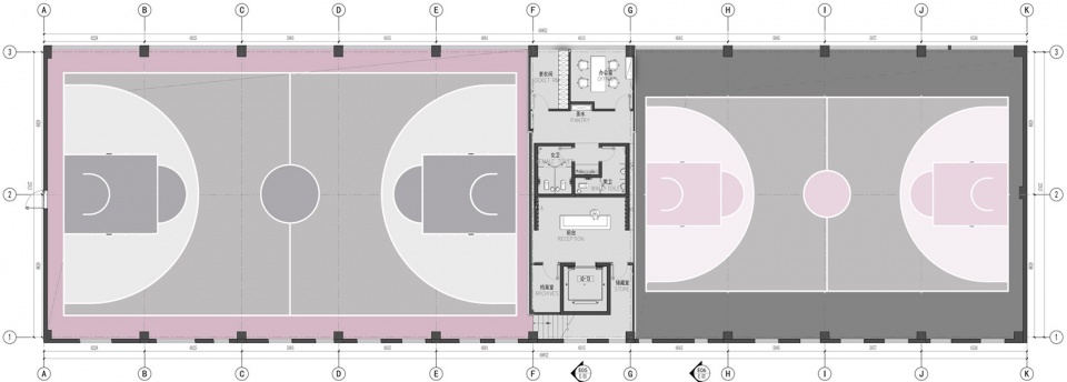 elmtsports basketball hall by parallect design