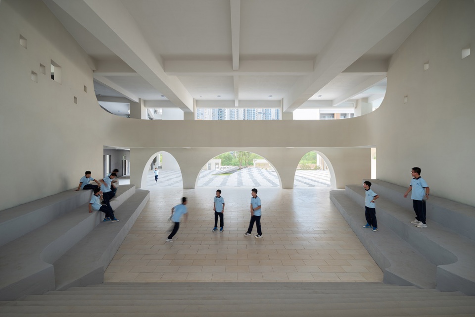huiyang no 7 secondary school and affiliated primary school by multiarch