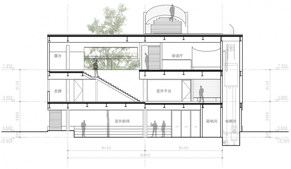 bache community center china by dedang design