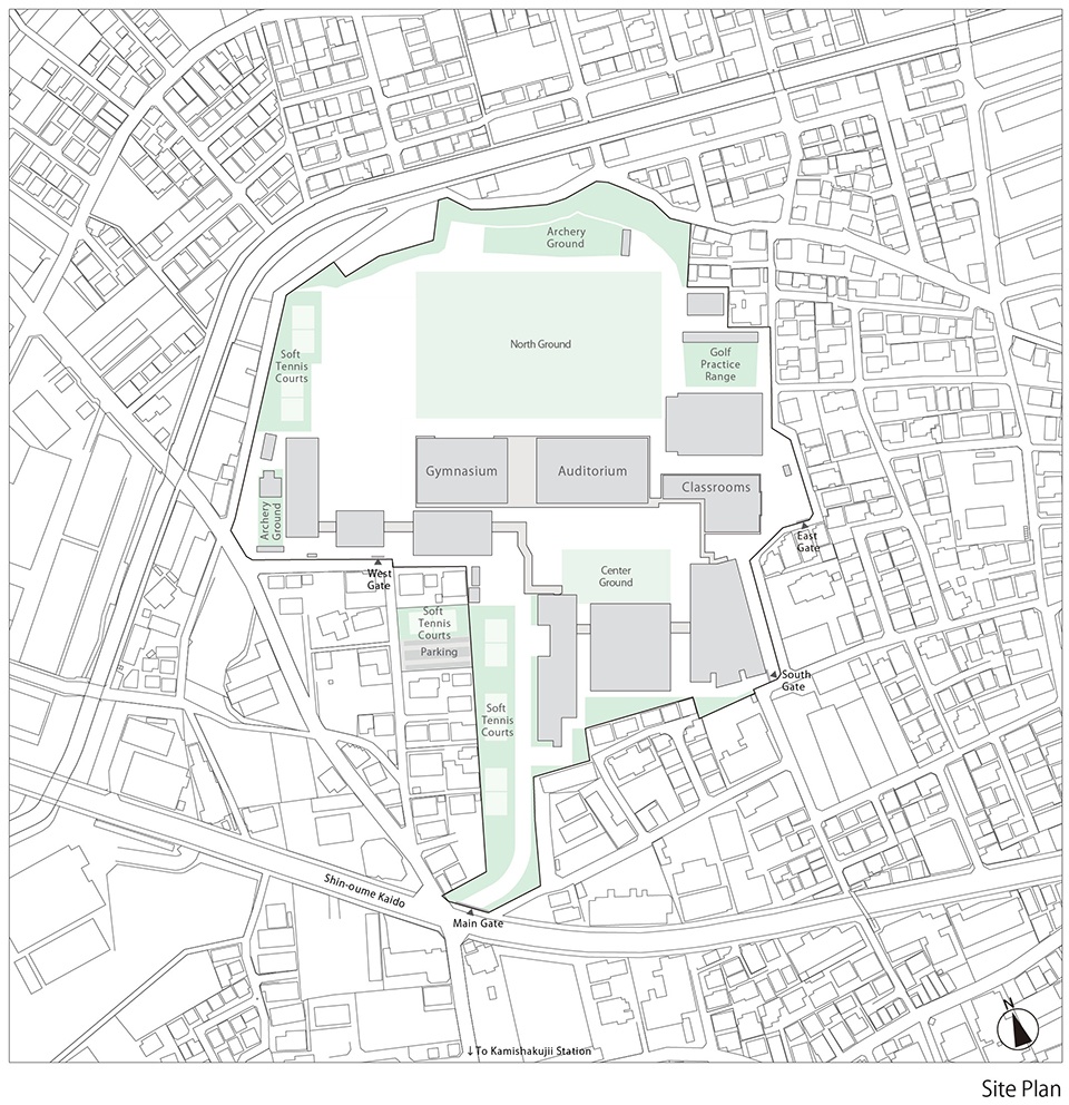 Waseda University Senior High School Auditorium by Nikken Sekkei Ltd