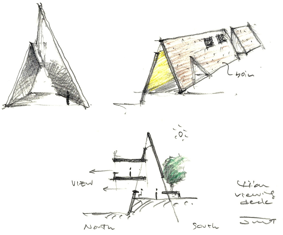 Weihe River Landscape Pavilion China by PLAT ASIA