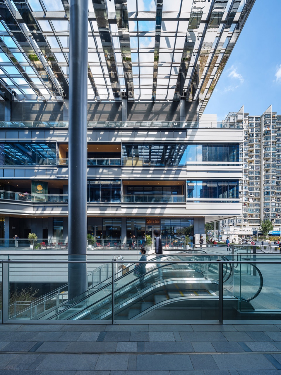 commercial podium shanghai suhe mixc world by kokaistudios