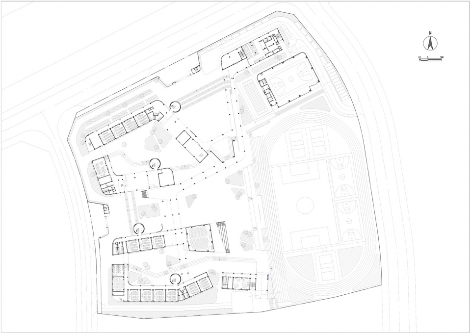 huiyang no 7 secondary school and affiliated primary school by multiarch
