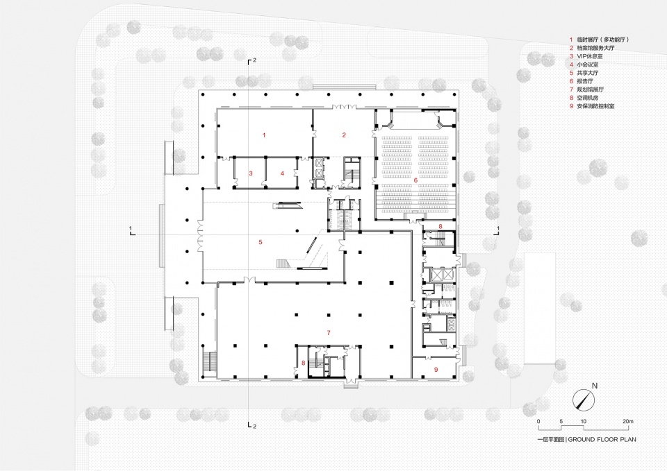 three in one construction project of song county by wh studio