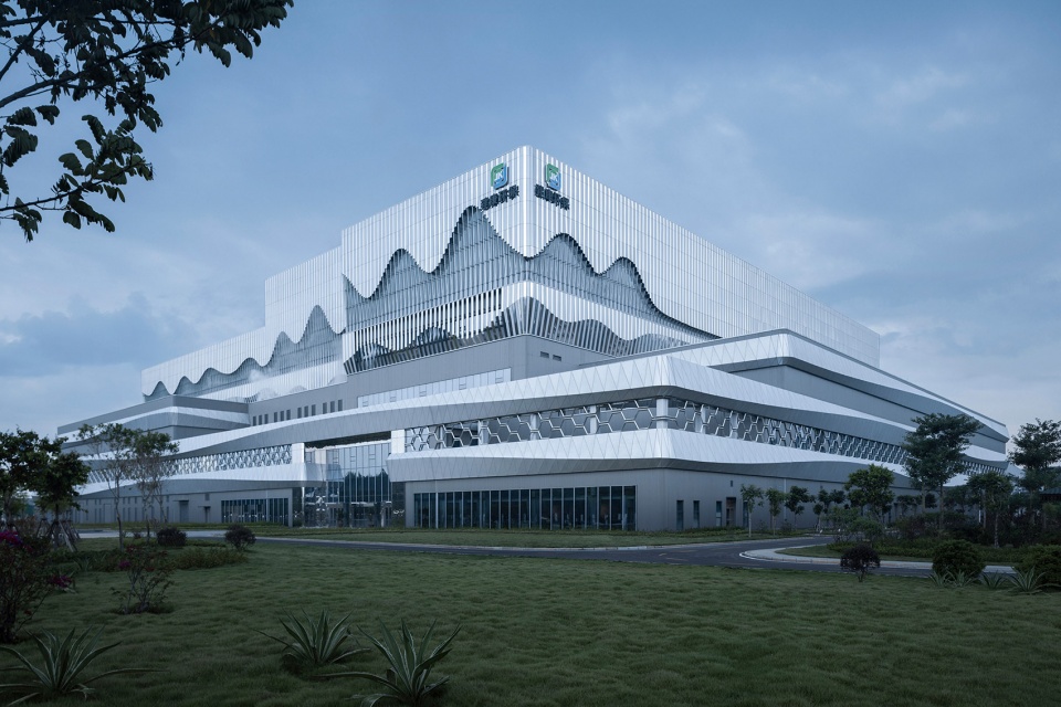 nanning shuangding waste to energy power plant by united units architects