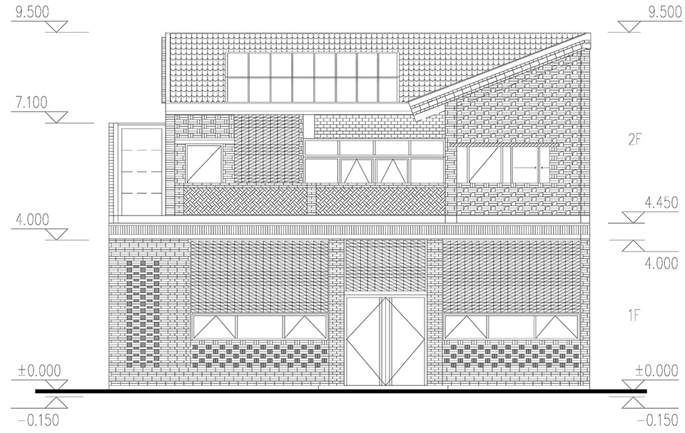 Glass Brick Dwelling in Bayi Village, Weinan by Xi ‘an University of