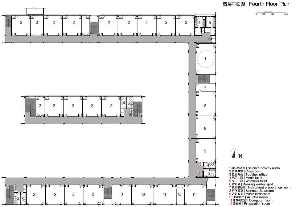 Quzhou Xinhua No 2 Primary School China by LYCS Architecture